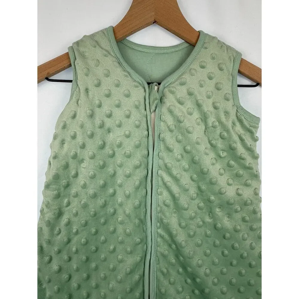 FILLEEP Baby Sleep Bag Sack Infant‎ Green Size L 12-18mo 2-Way Zipper Warm Cozy